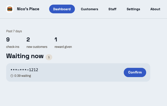 TallyUp app screenshot